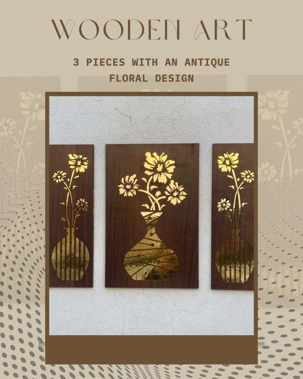Wooden Art 3 Pcs Set