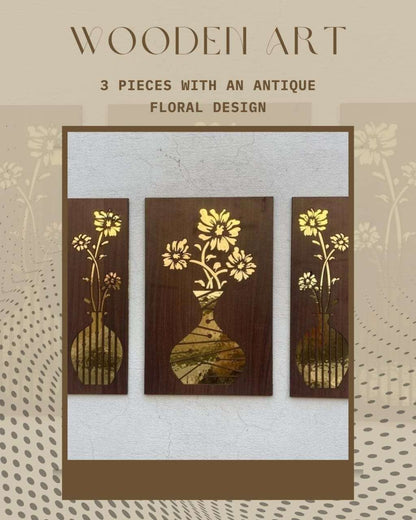 Wooden Art 3 Pcs Set