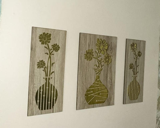 Wooden Art 3 Pcs Set